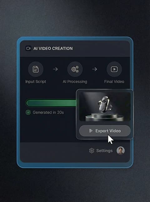 Generate viral product videos in minutes